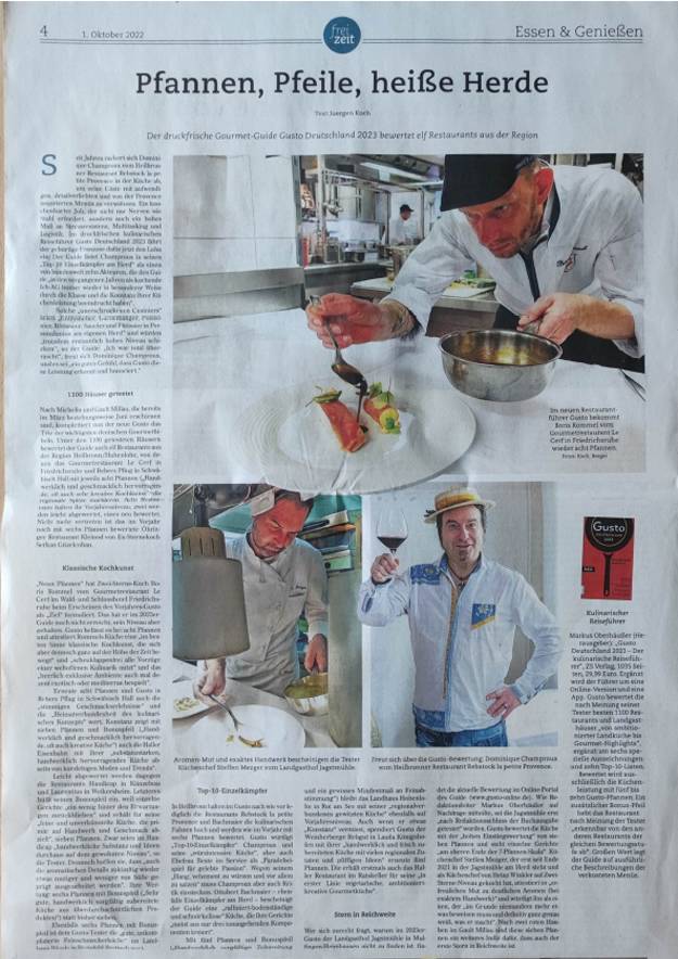 Gourmet Guide Gusto 2023